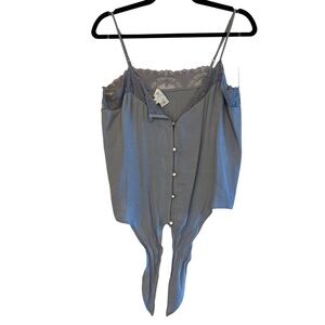 Lace Button-up Camisole